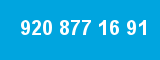 920 877 16 91